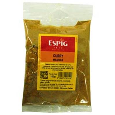 CURRY MADRAS MOULU 100G X20