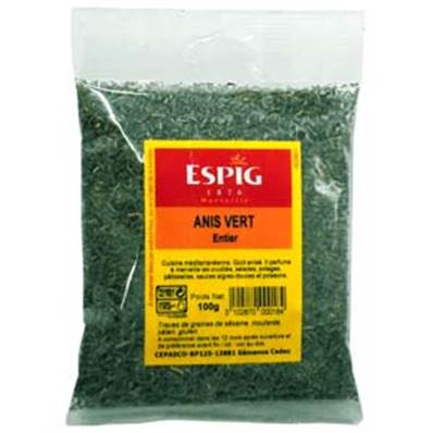 ANIS VERT ENTIER 100G X15