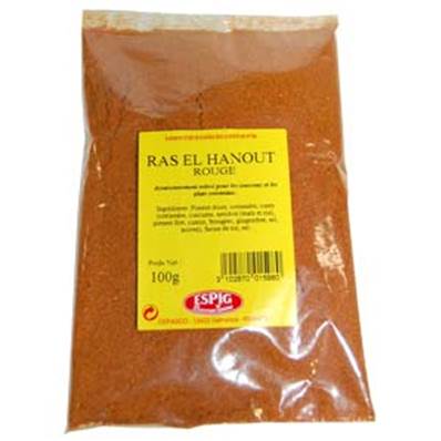 RAZ EL HANOUT ROUGE 100G X20