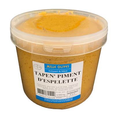 TAPEN' AU PIMENT D'ESPELETTE 3.5KG