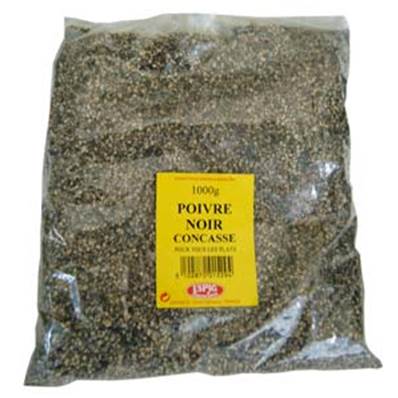 POIVRE NOIR CONCASSE 500GR X20