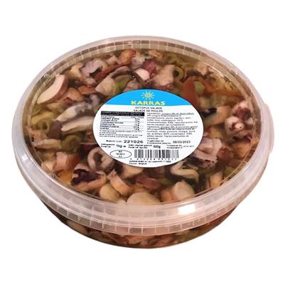 POULPE AUX OLIVES 1KG X4