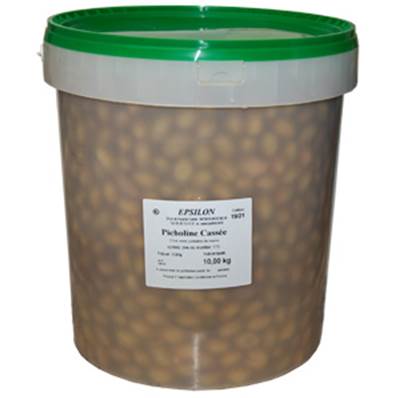 OLIVES PICHOLINES CASSEES NATURES 10KG