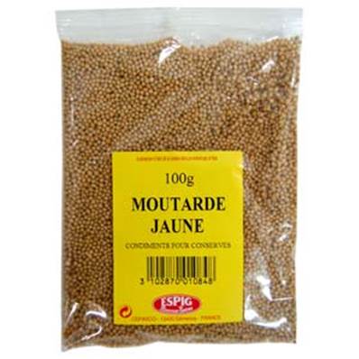 MOUTARDE JAUNE 100G X20