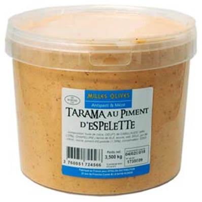 TARAMA AU PIMENT D'ESPELETTE 3.5KG