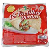 TORTILLAS 25CM SACHET DE 18 X6