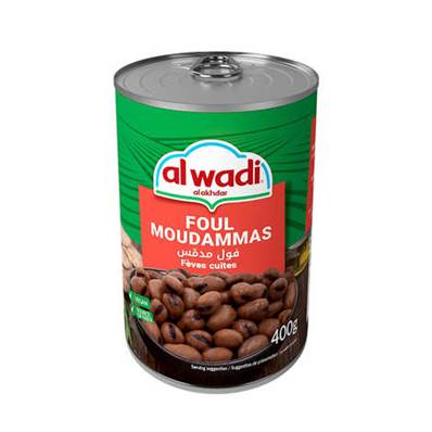 AL WADI FOUL MOUDAMMAS 400G X12