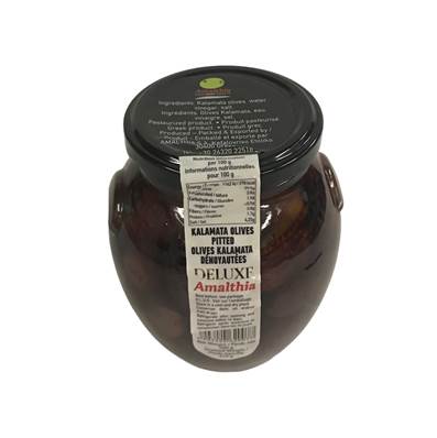 BOCAL OLIVE KALAMATA DENOYAUTE 400G X6