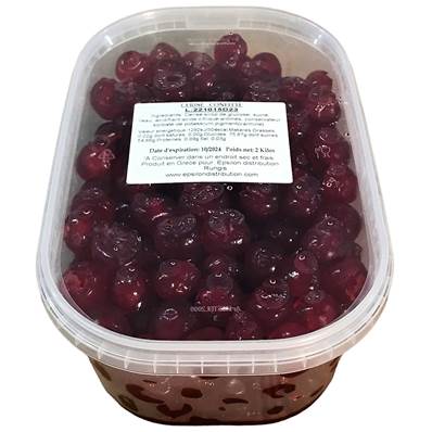 BIGAREAU (CERISE ROUGE) CONFIT 2KG