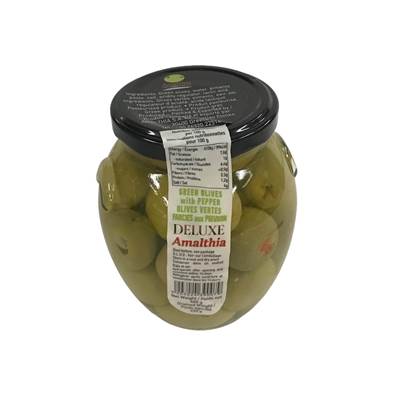 BOCAL OLIVE FARCIE POIVRON 400G X6