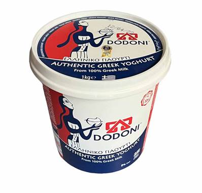 DODONI YAOURT VACHE EGOUTTE 1KG X6