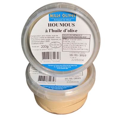 HOUMOUS POT 200 GR X 6