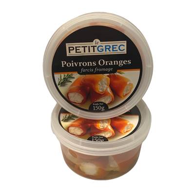 POIVRONS ORANGES FARCIS FROMAGE 150 GR X 8