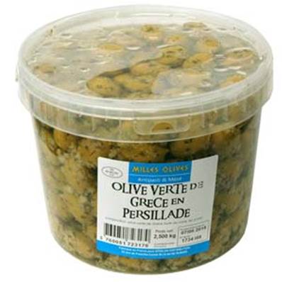 OLIVES VERTES PERSILLADE 3.5KG