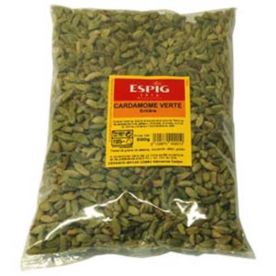 CARDAMOME VERTE ENTIERE 500GR X20