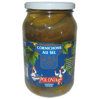 POLONIA CORNICHONS AU SEL 430G X 12