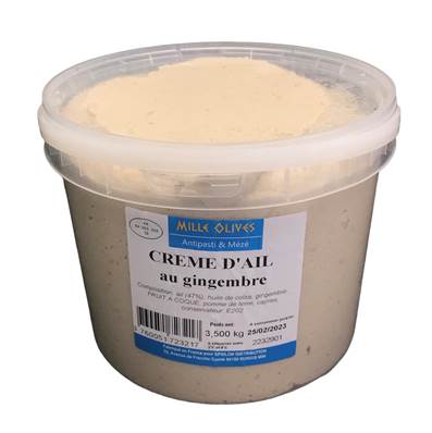 CREME D'AIL AU GINGEMBRE 3.5KG