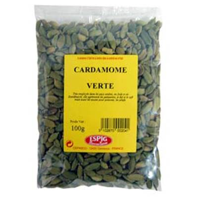 CARDAMOME VERTE ENTIERE 50G X20