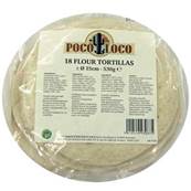 TORTILLAS 15CM SACHET DE 18 X 12