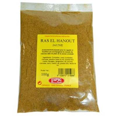 RAZ EL HANOUT JAUNE 100G X20